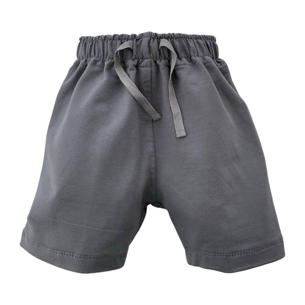 Трикотажні натуральні шорти від 1,5 до 6 років сірі shorts003_104 фото